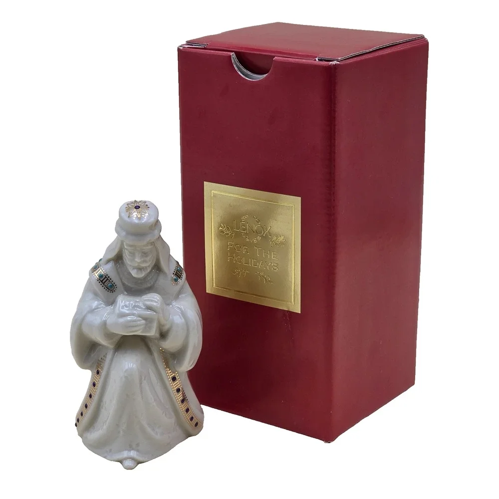 Lenox China Jewels Nativity Balthazar Figurine 5.25